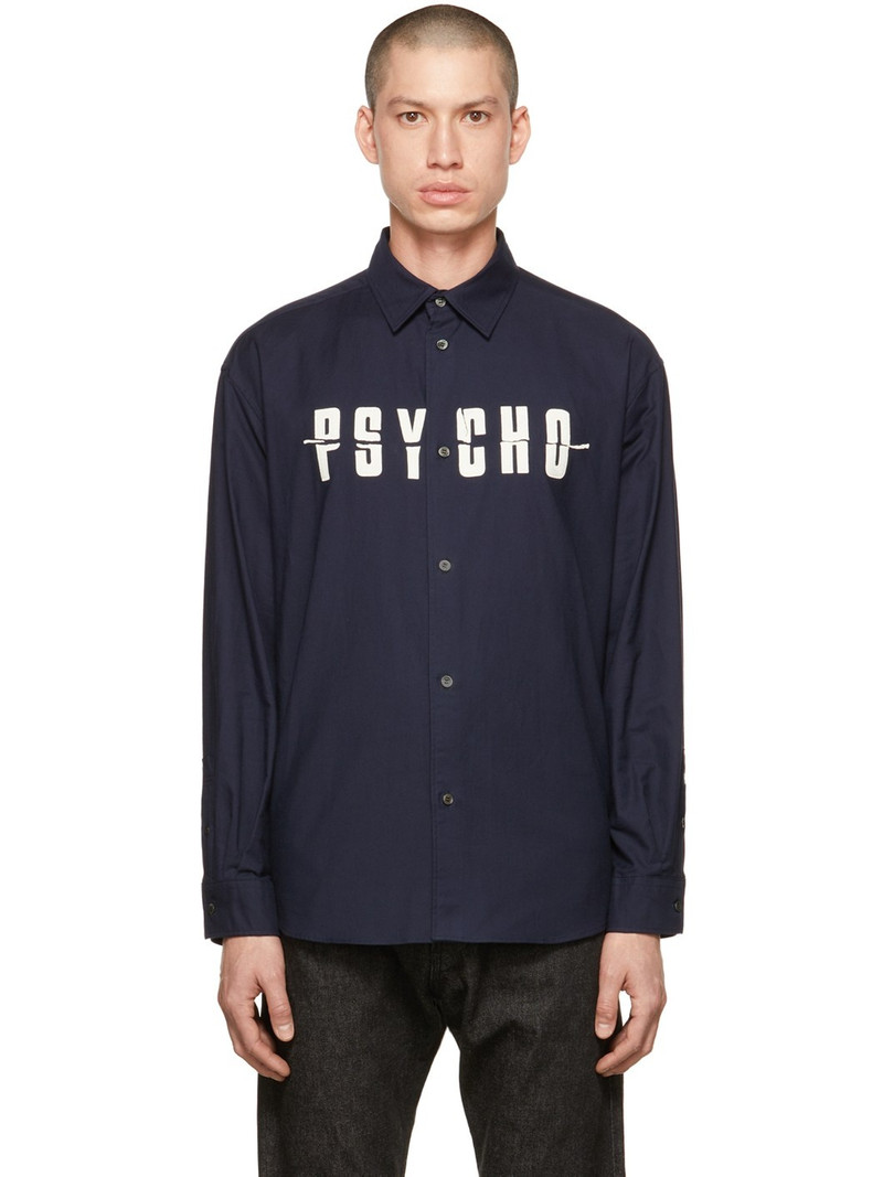 Navy 'Psycho' Shirt - 1