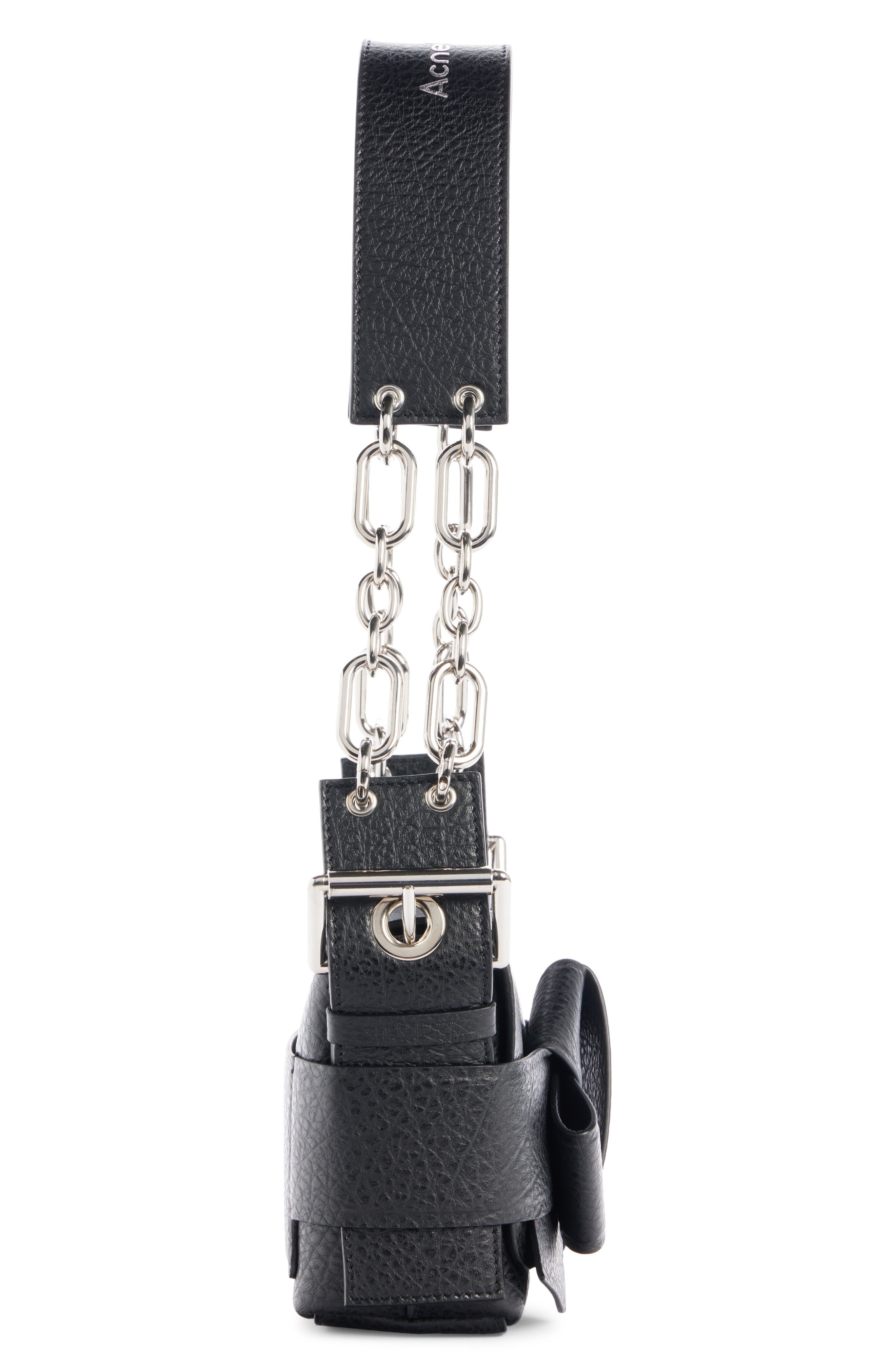 Acne Studios Small Musubi Chain Strap Shoulder Bag in Black at Nordstrom - 4