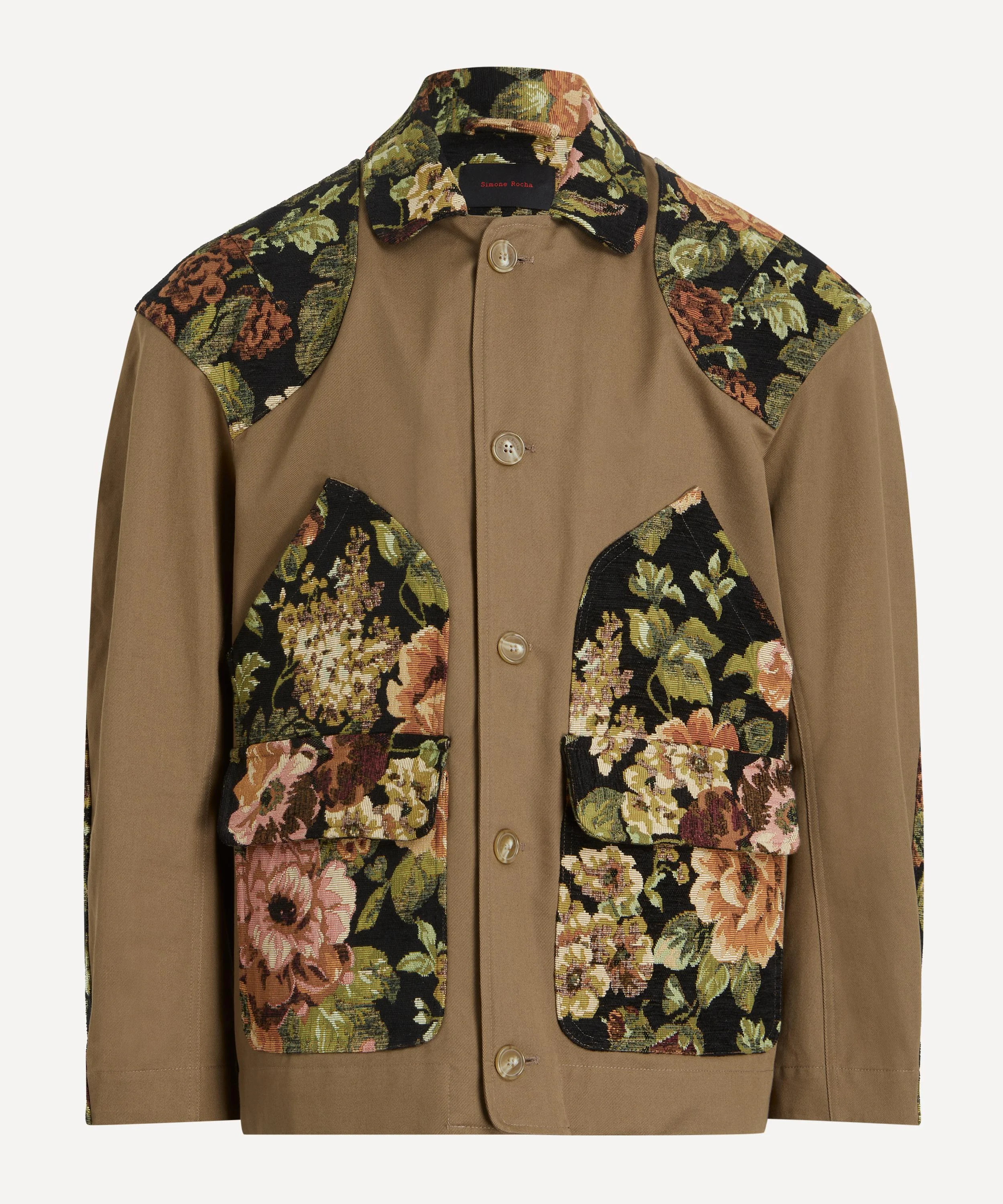 Floral Patchwork Cotton Jacket - 1