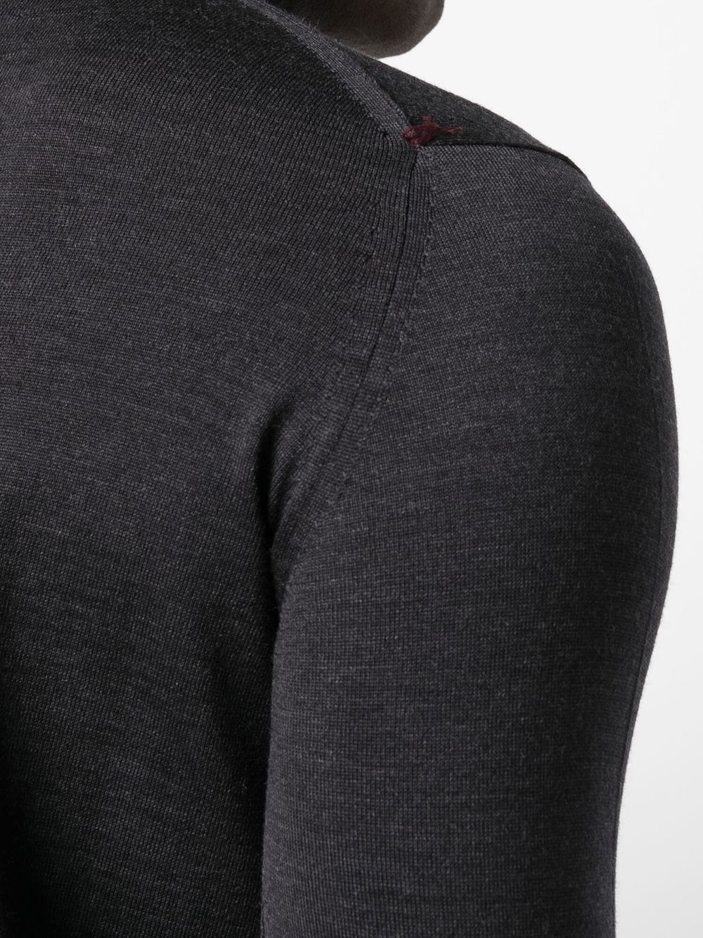 roll-neck knitted jumper - 6