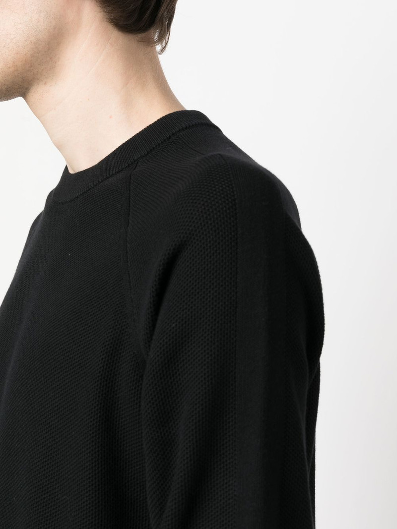 bird's eye crew-neck jumper 5