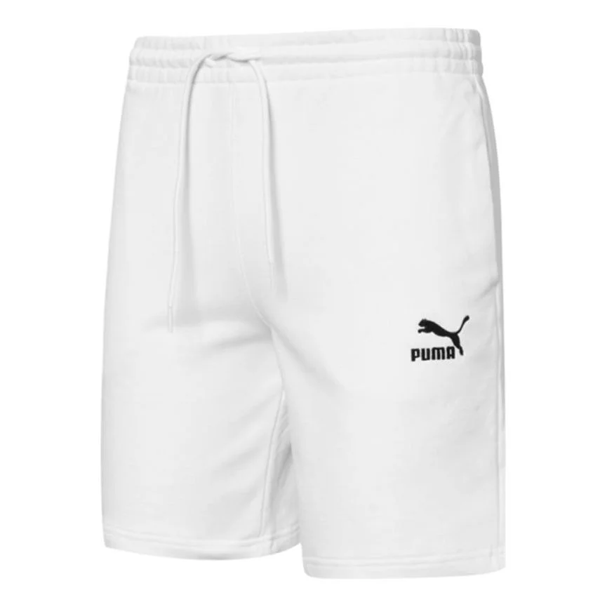 PUMA Logo Club Shorts 'White' 533103-02 - 1