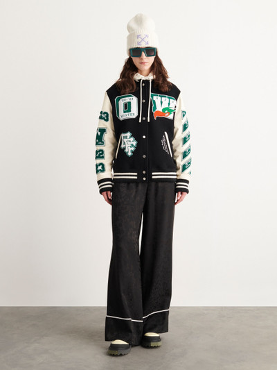 Off-White Embr Patches Woman Varsity outlook