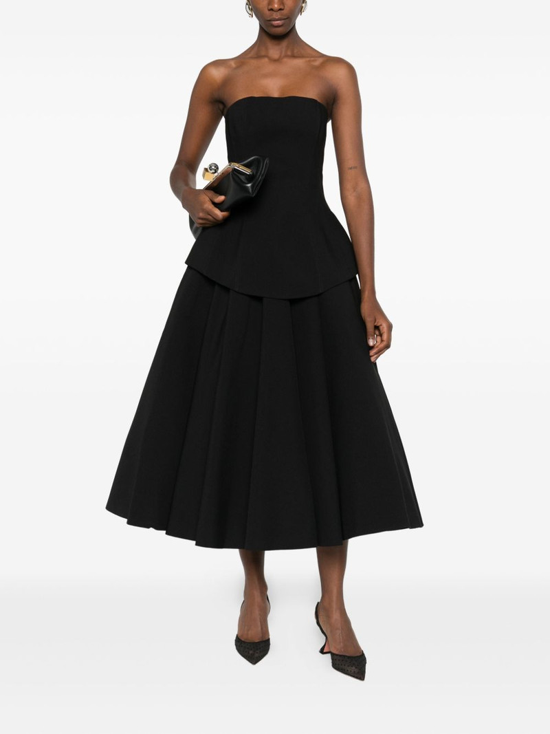 SOLACE LONDON Ada strapless midi dress outlook