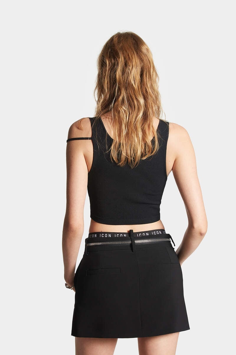 ICON KNIT CROP TOP - 4