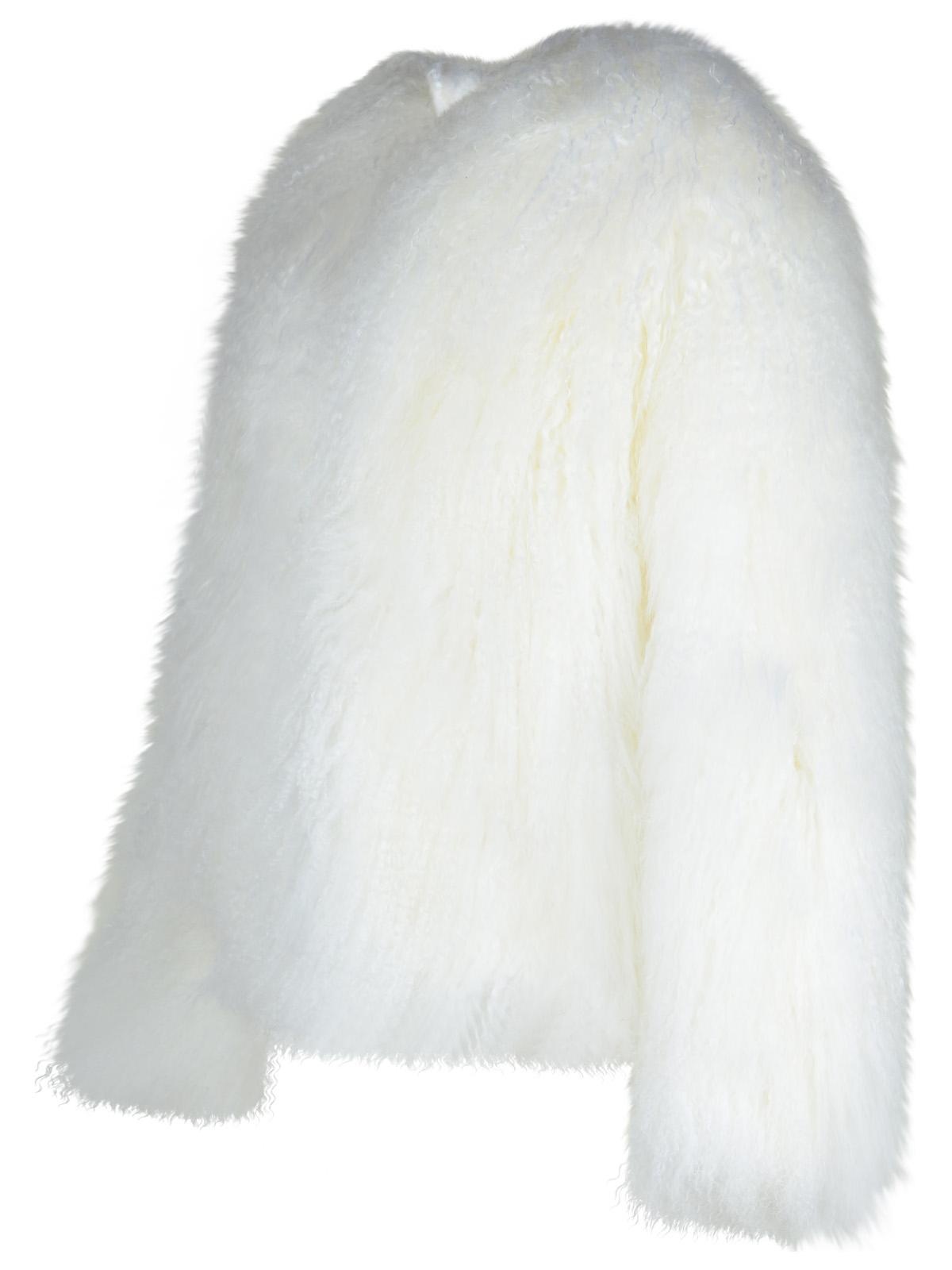 The Attico White Mongol Faux Fur Woman - 2