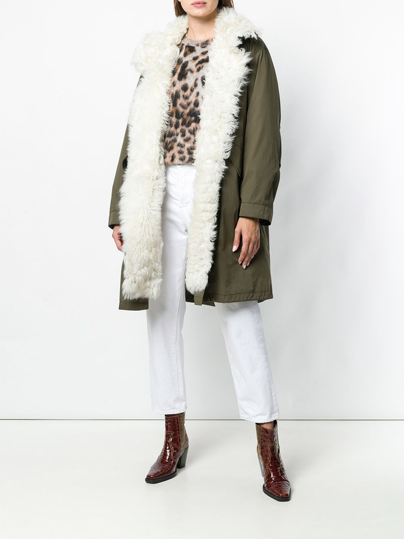 Yves Salomon padded military parka outlook