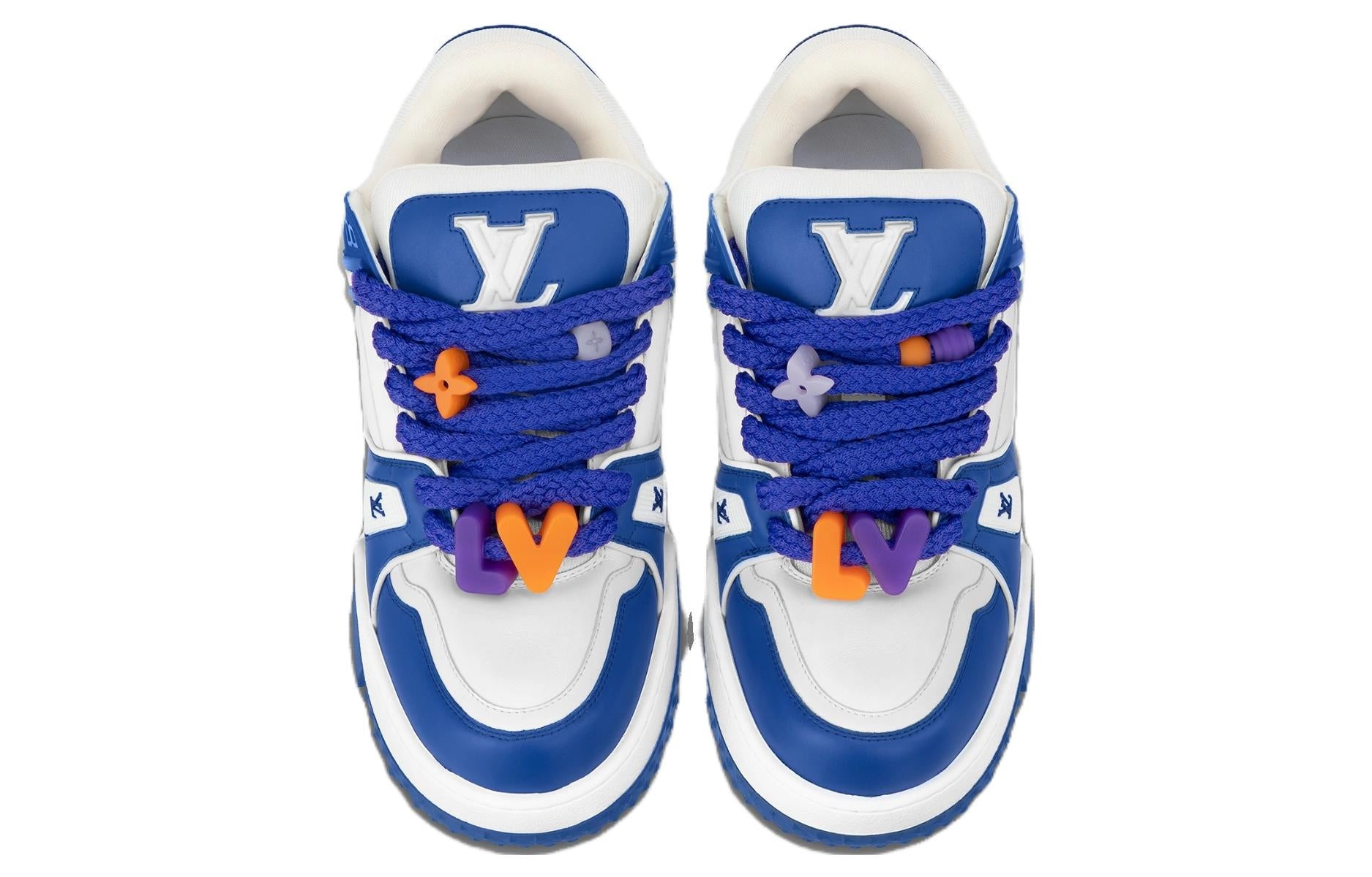 LOUIS VUITTON LV Trainer Maxi Sneakers 'Blue' 1ABZPW - 3