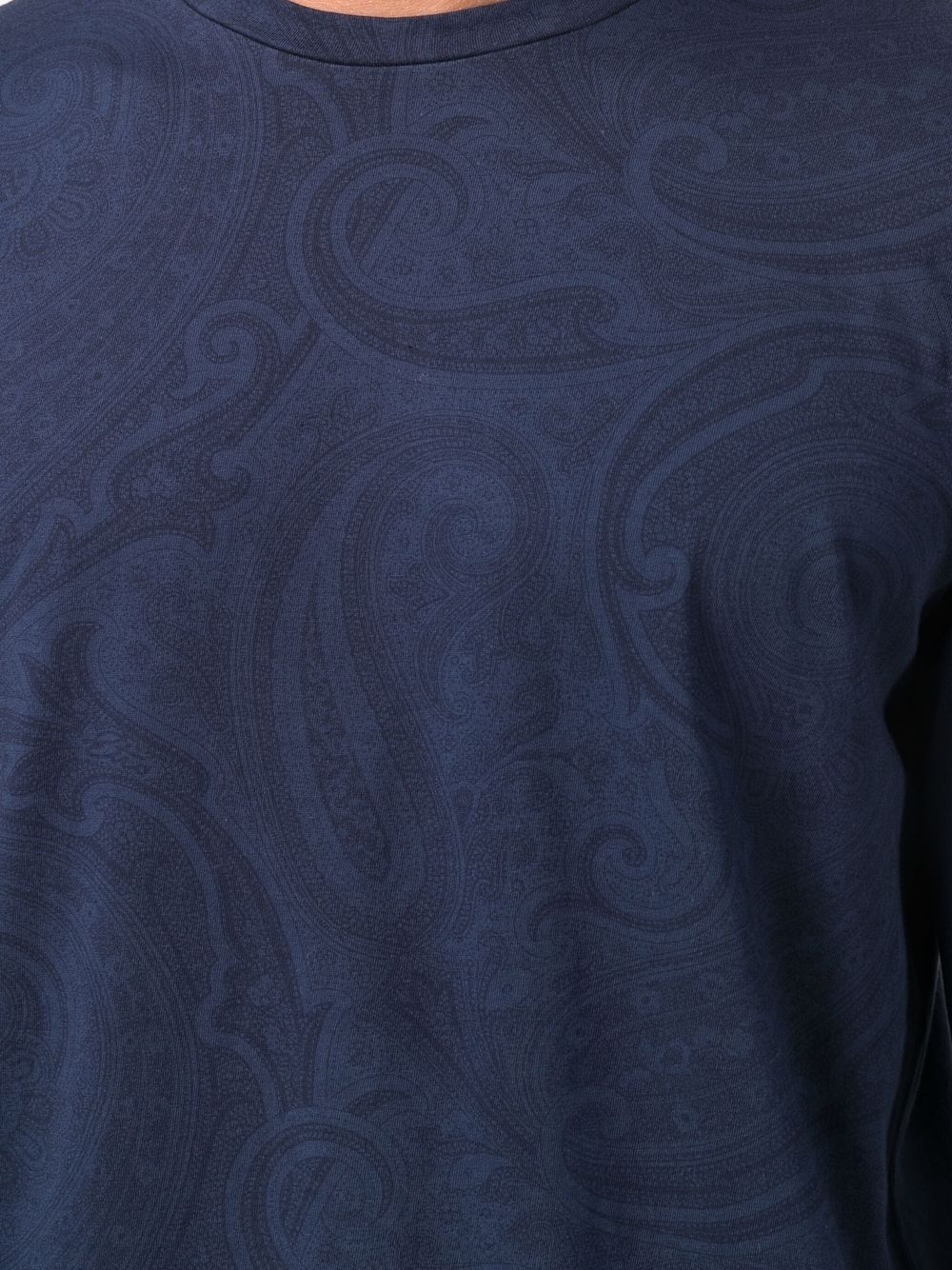 paisley-print long-sleeved T-shirt - 5