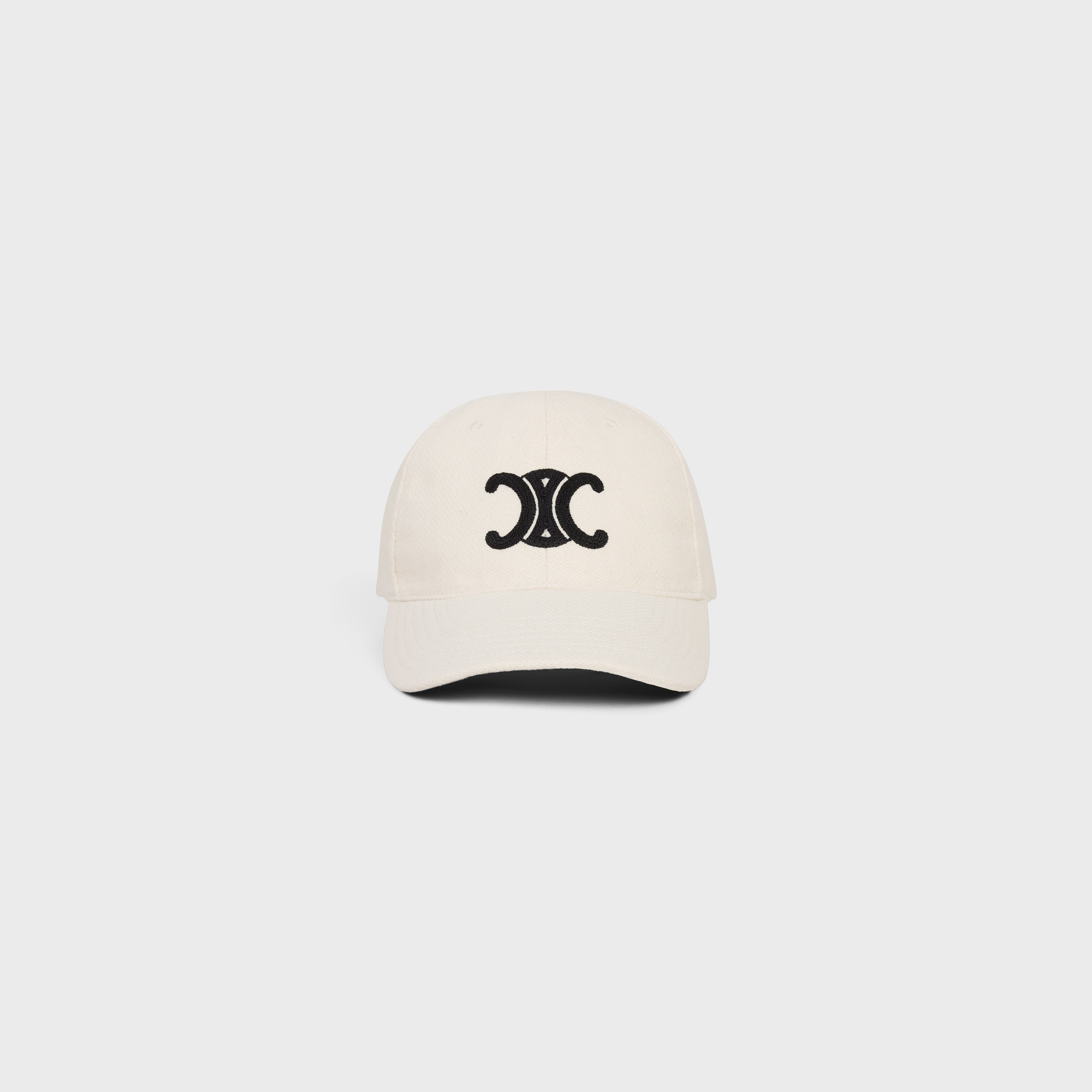 triomphe baseball cap in wool - 2