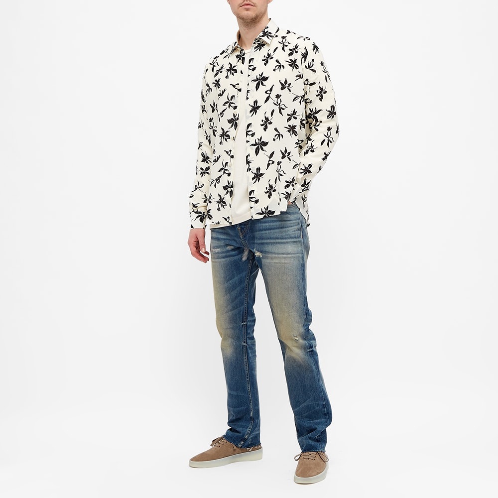 Rhude Long Sleeve Scabbing Tee - 6