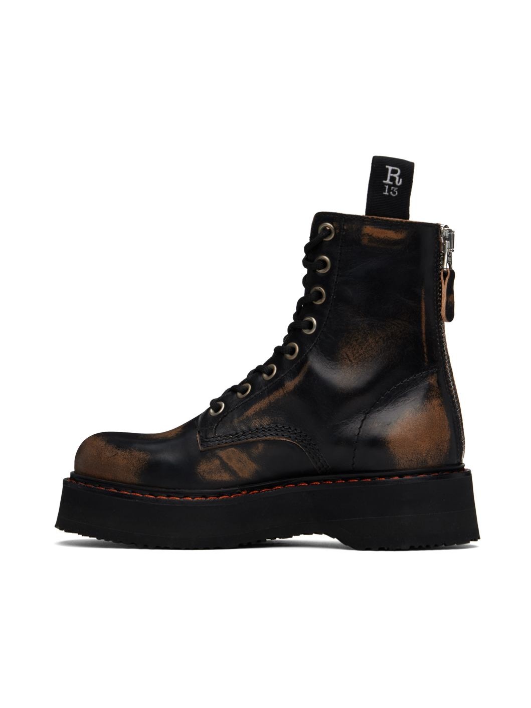 Black Single Stack Boots - 3