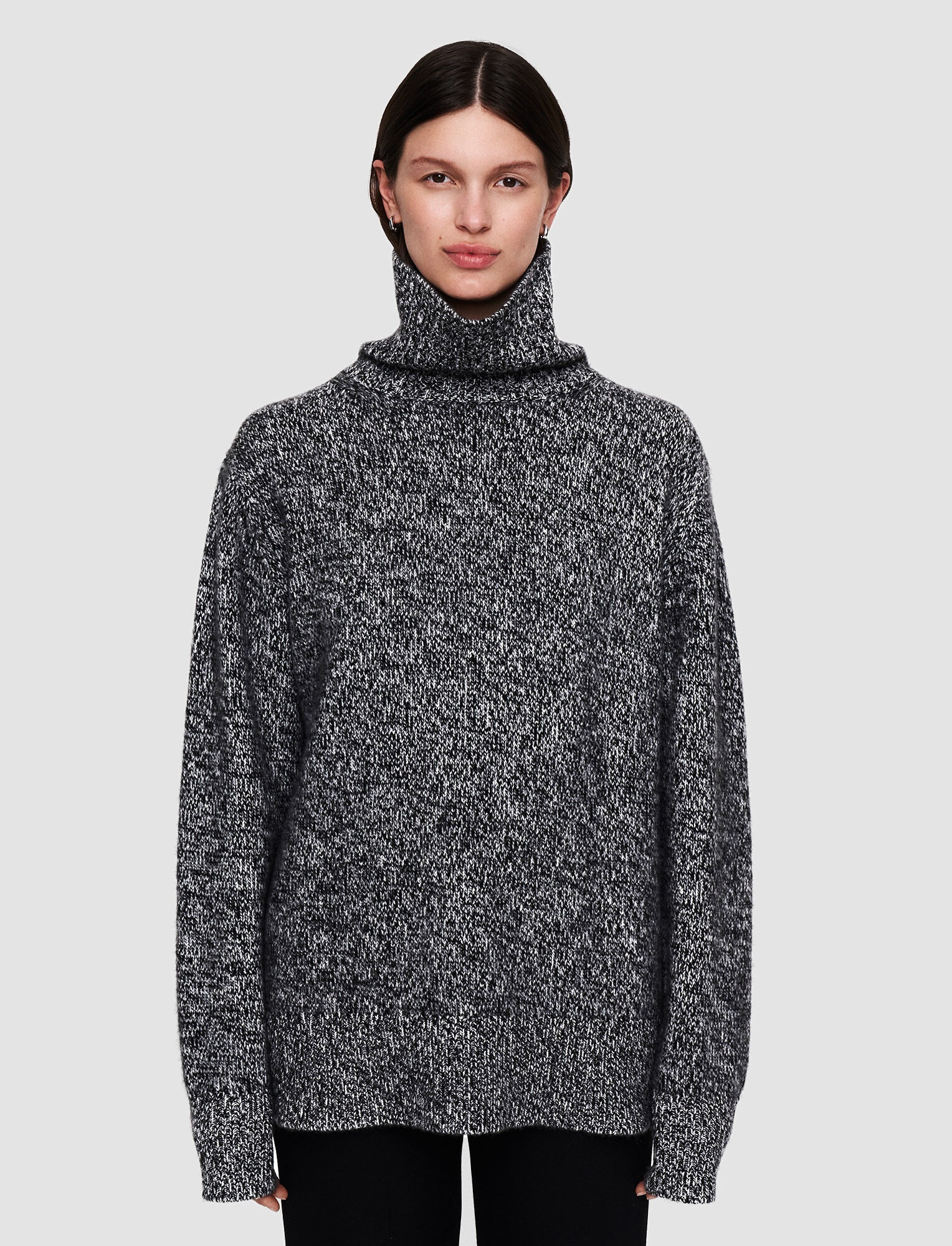 Luxe Cashmere High Neck Jumper - 3