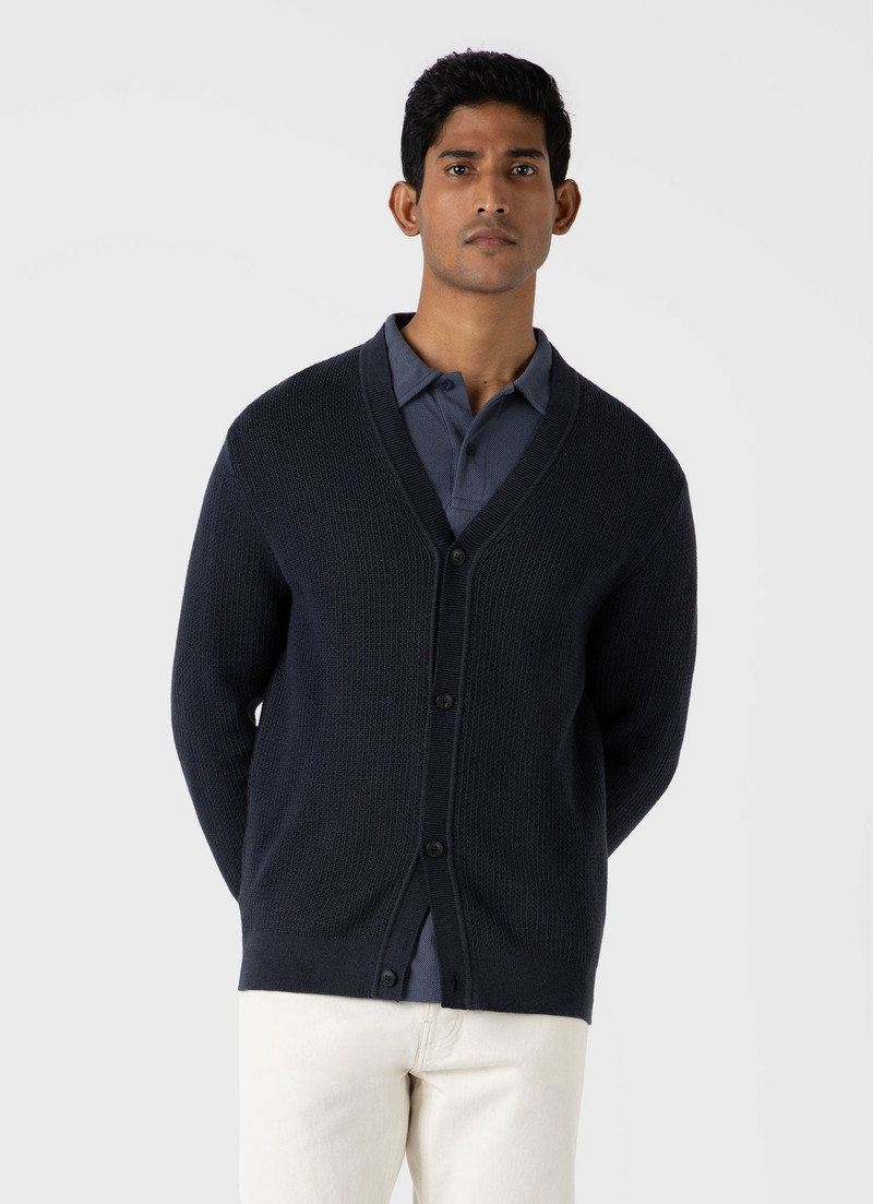 Textured Knit Cardigan 2