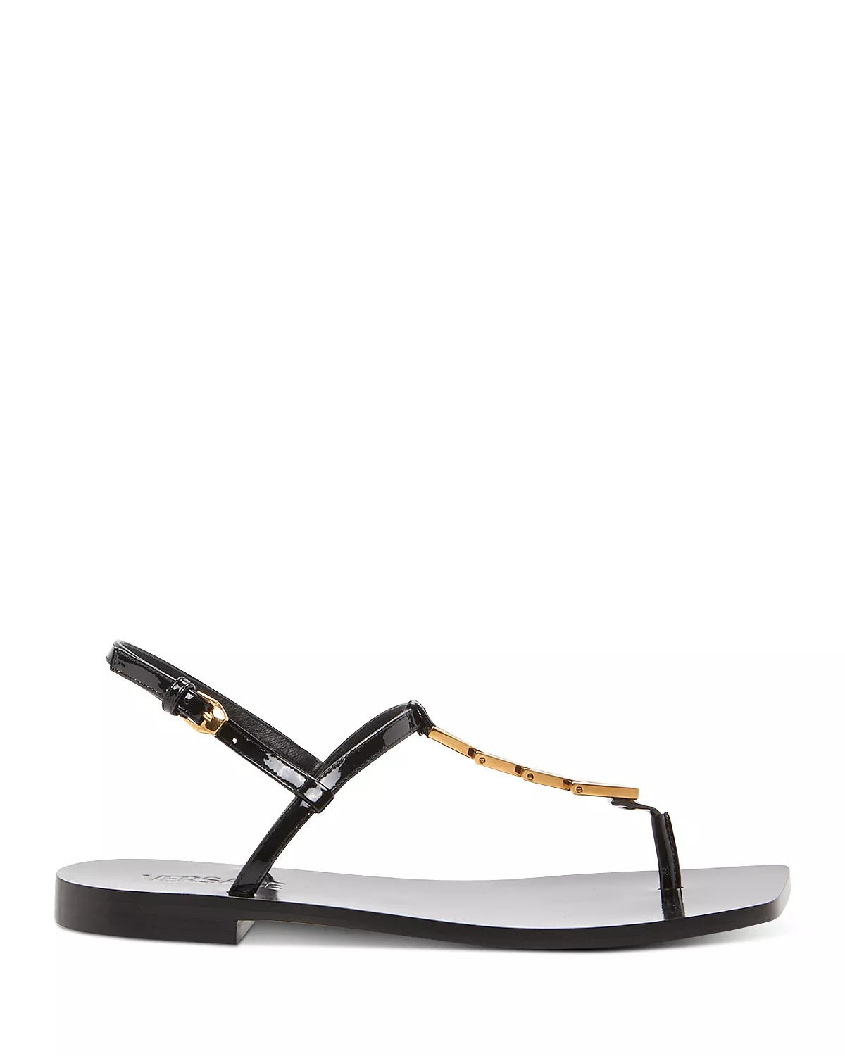 Women's Leather T Strap Sandals - 3