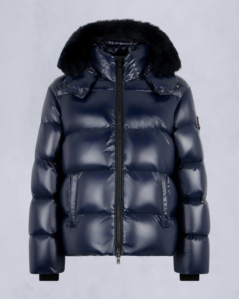 KINGS PUFFER SHEARLING TRIM JACKET 1
