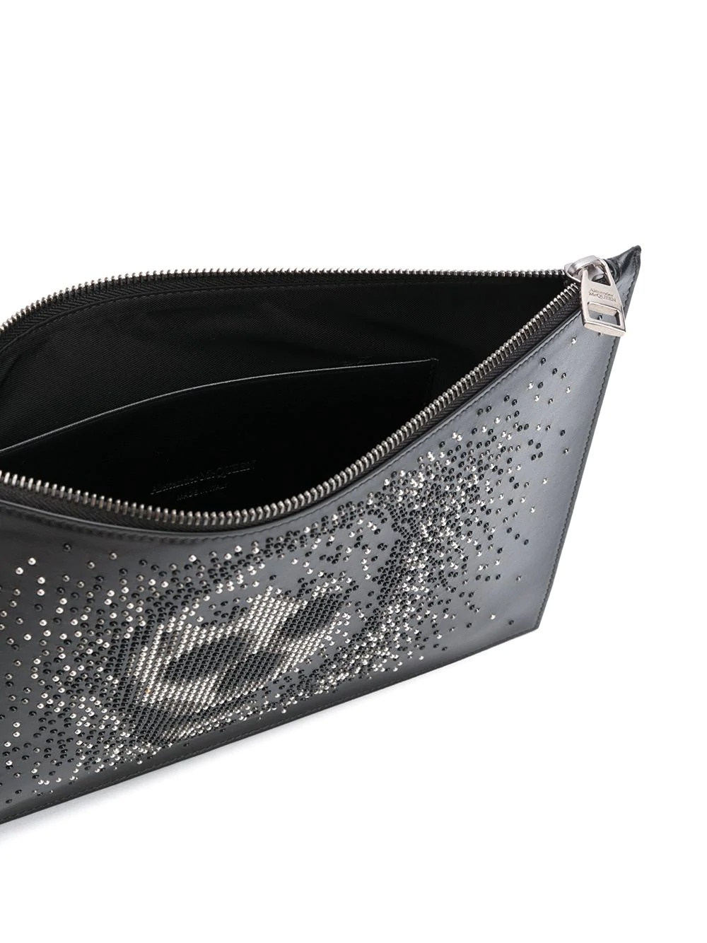 stud-embellished skull clutch - 5