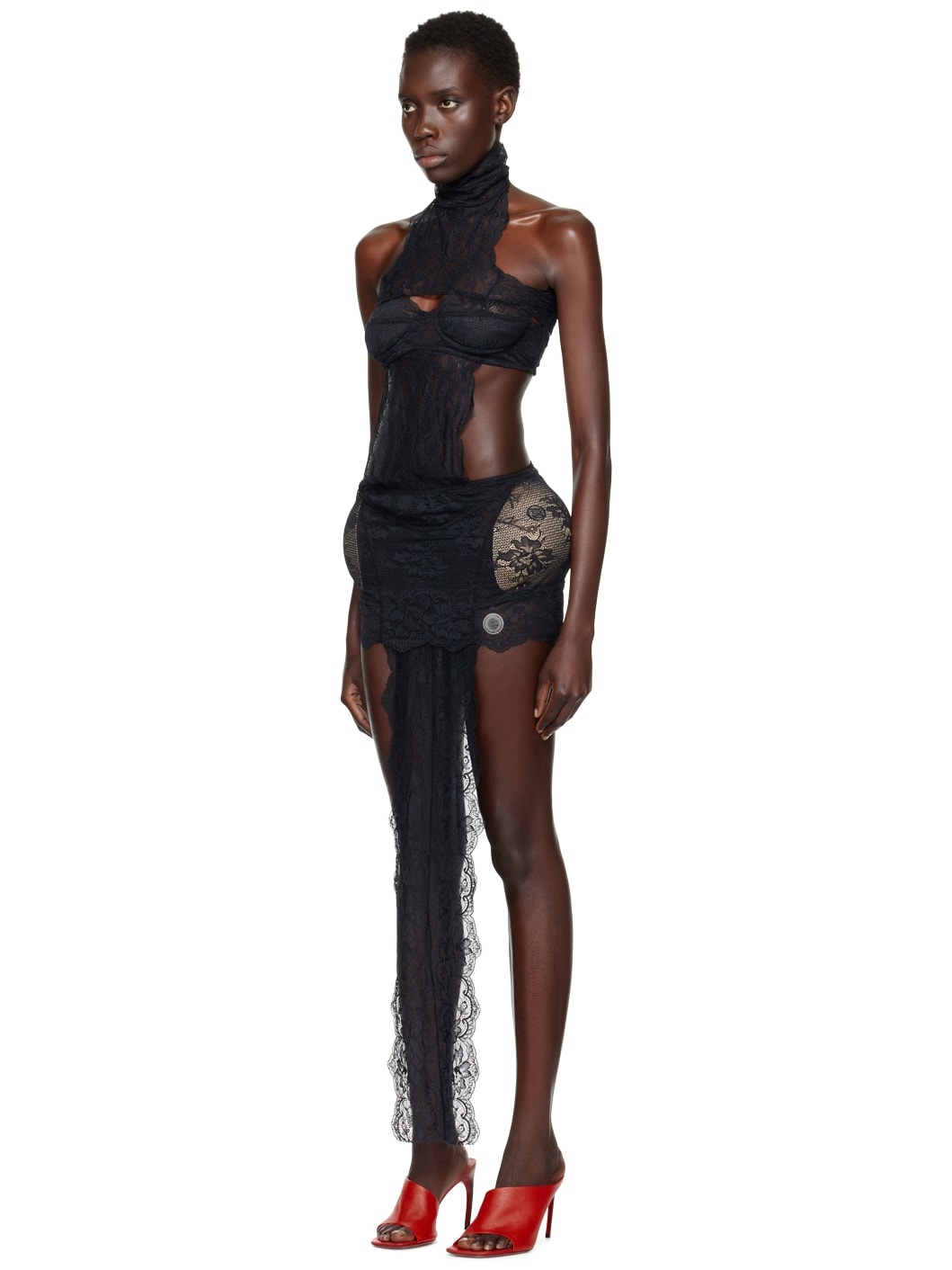 Black Shayne Oliver Edition Minidress - 4