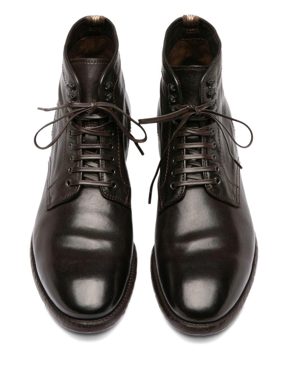Prince lace-up leather boots - 5