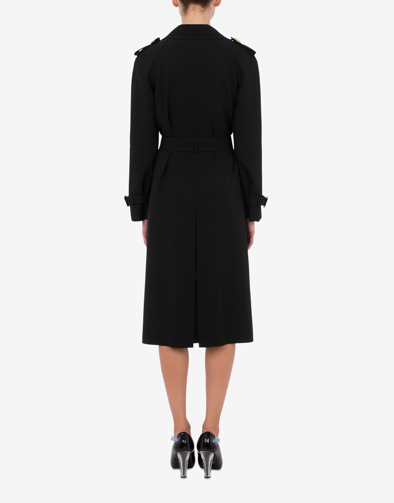 HEART BUTTONS ENVER SATIN TRENCH 3