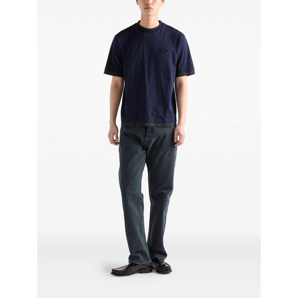 Prada Blue T-Shirts & Vests - T-Shirts Men - 3