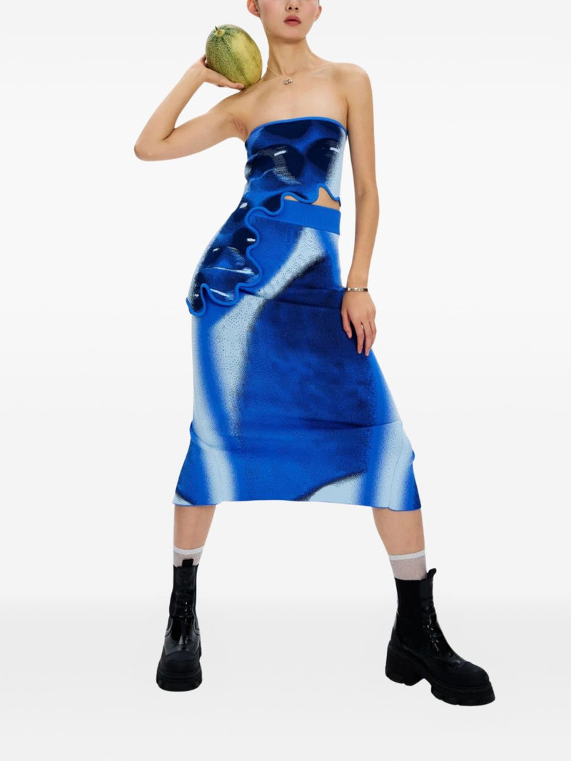 PH5 elastic-waistband midi skirt outlook