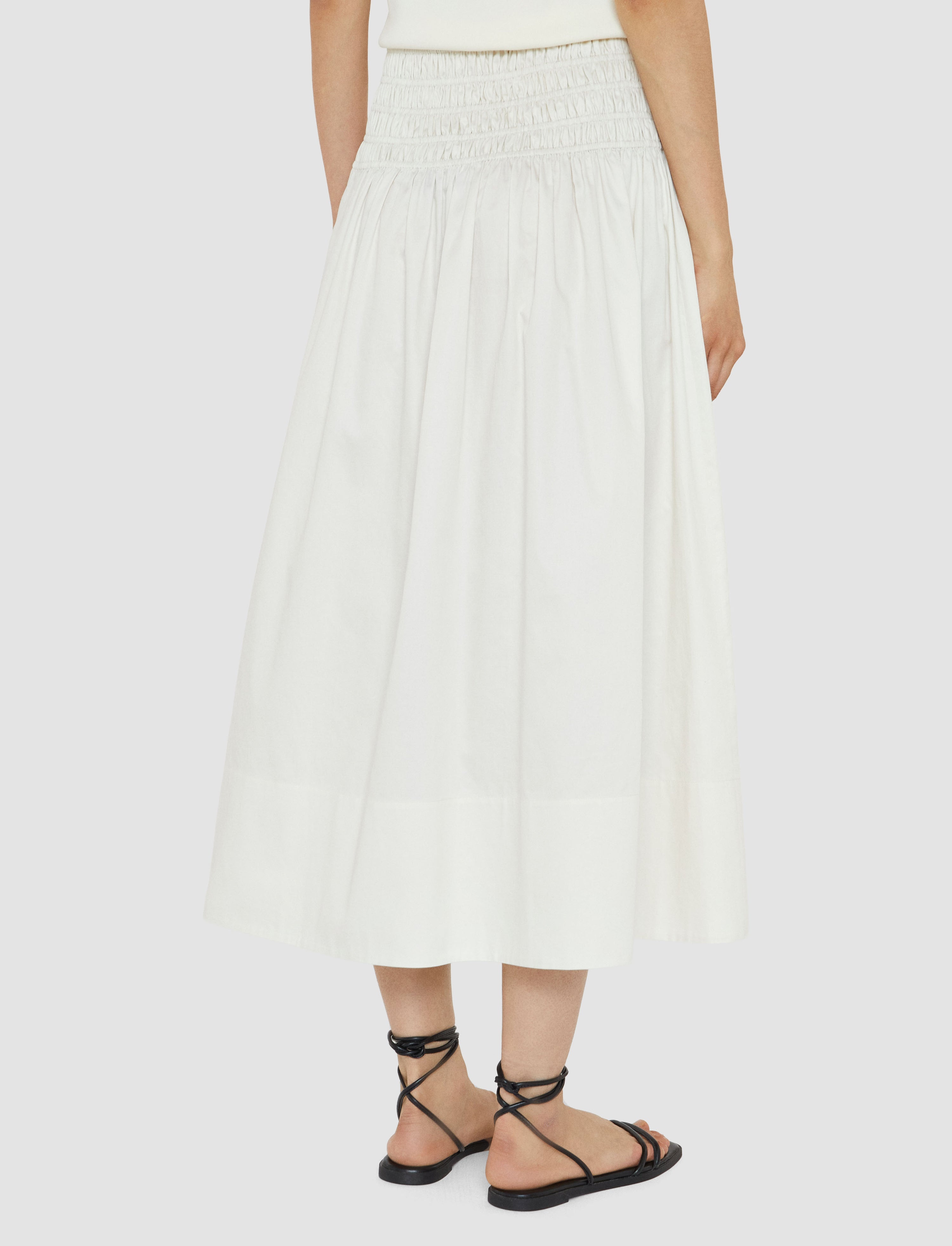 Leonie Cotton Sateen Skirt - 3