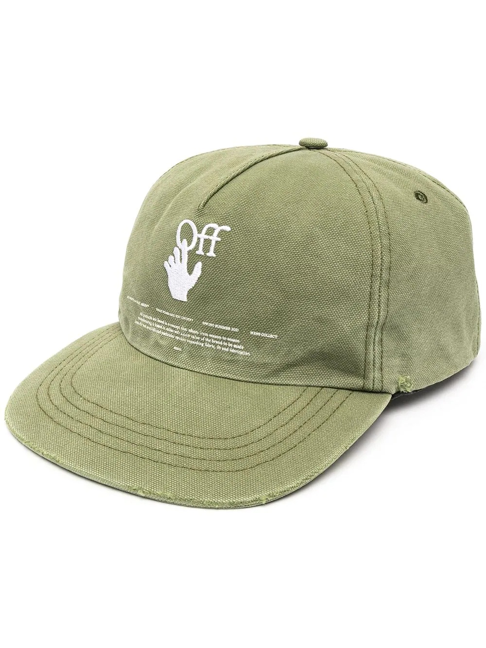 logo-embroidered cap - 1