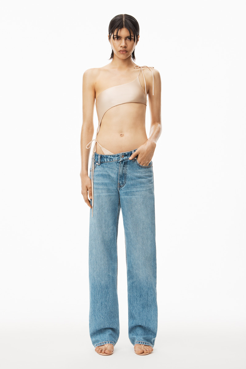 Alexander Wang ASYMMETRICAL SLOUCHY JEAN IN DENIM outlook