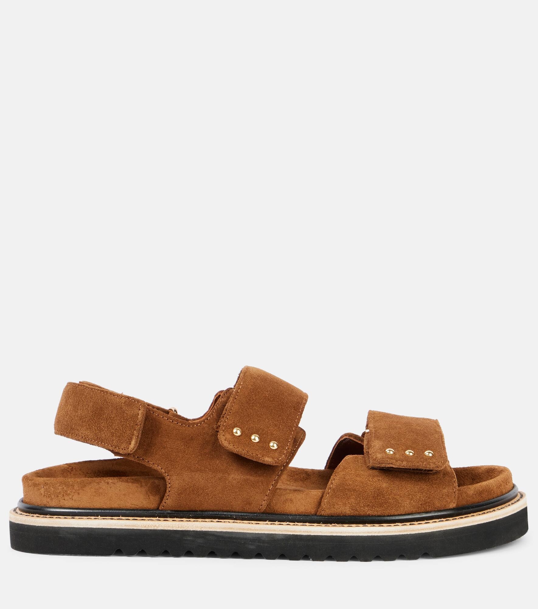 Sensation studded suede sandals - 4