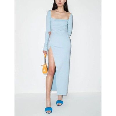 THE ATTICO Light blue Lawrence maxi Dress outlook