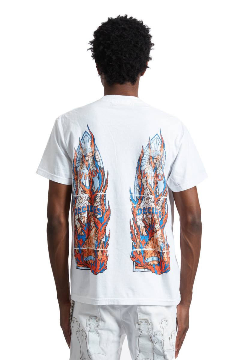 NYC Flame Glass T Shirt 6