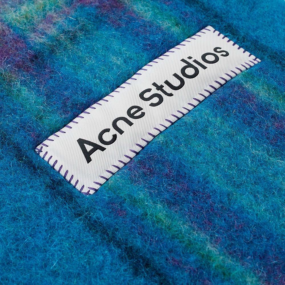 Acne Studios Vally Tartan Scarf - 2