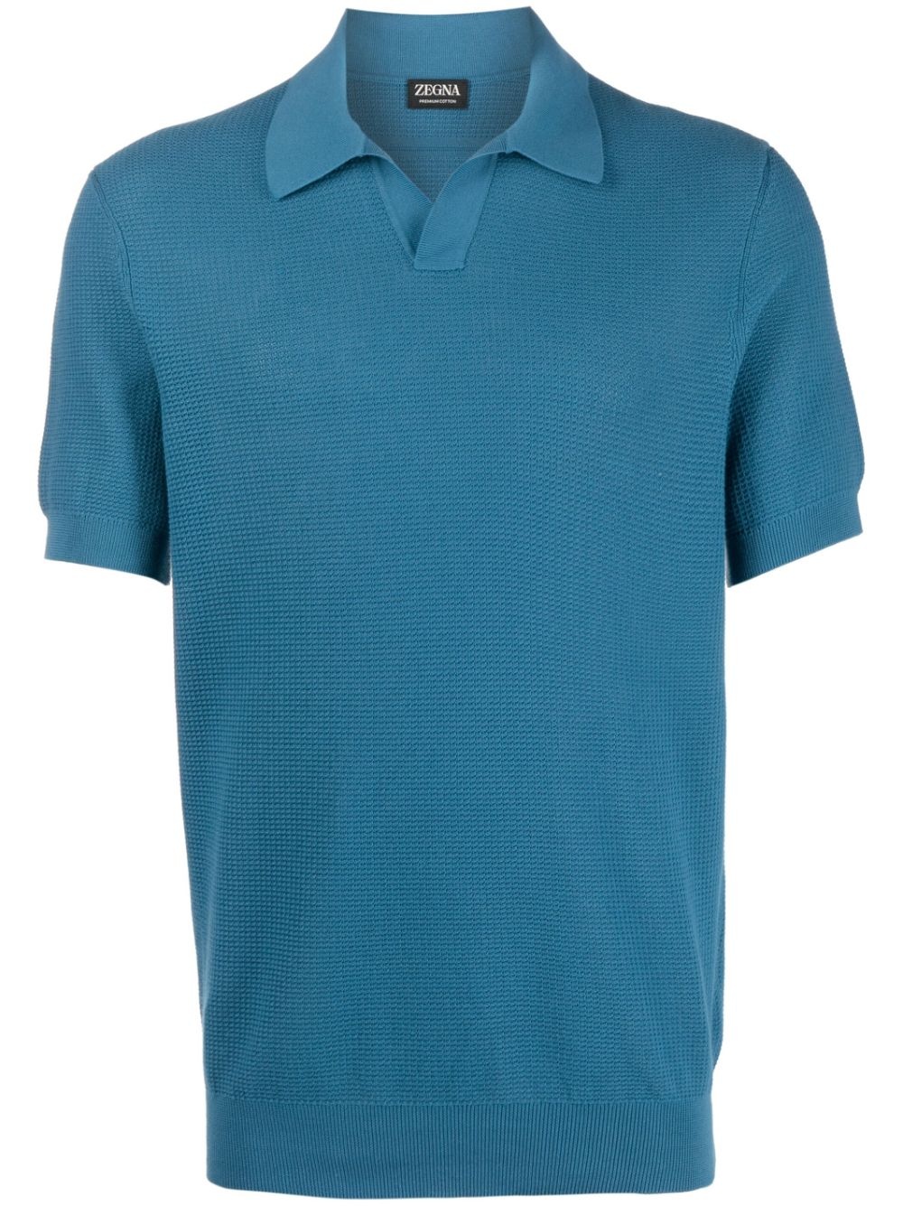 jacquard short-sleeve polo shirt - 1