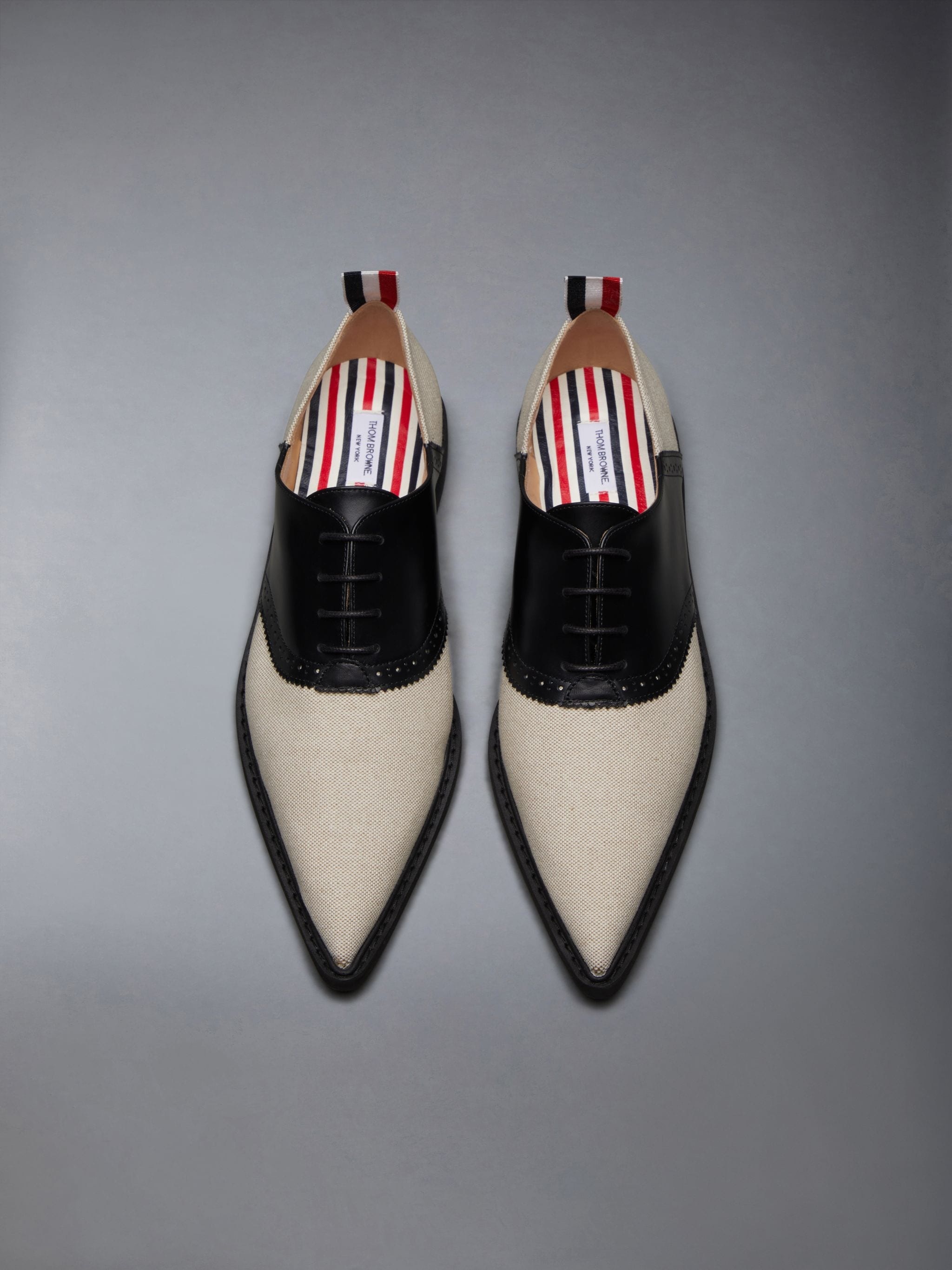 colour-block Oxford shoes - 5