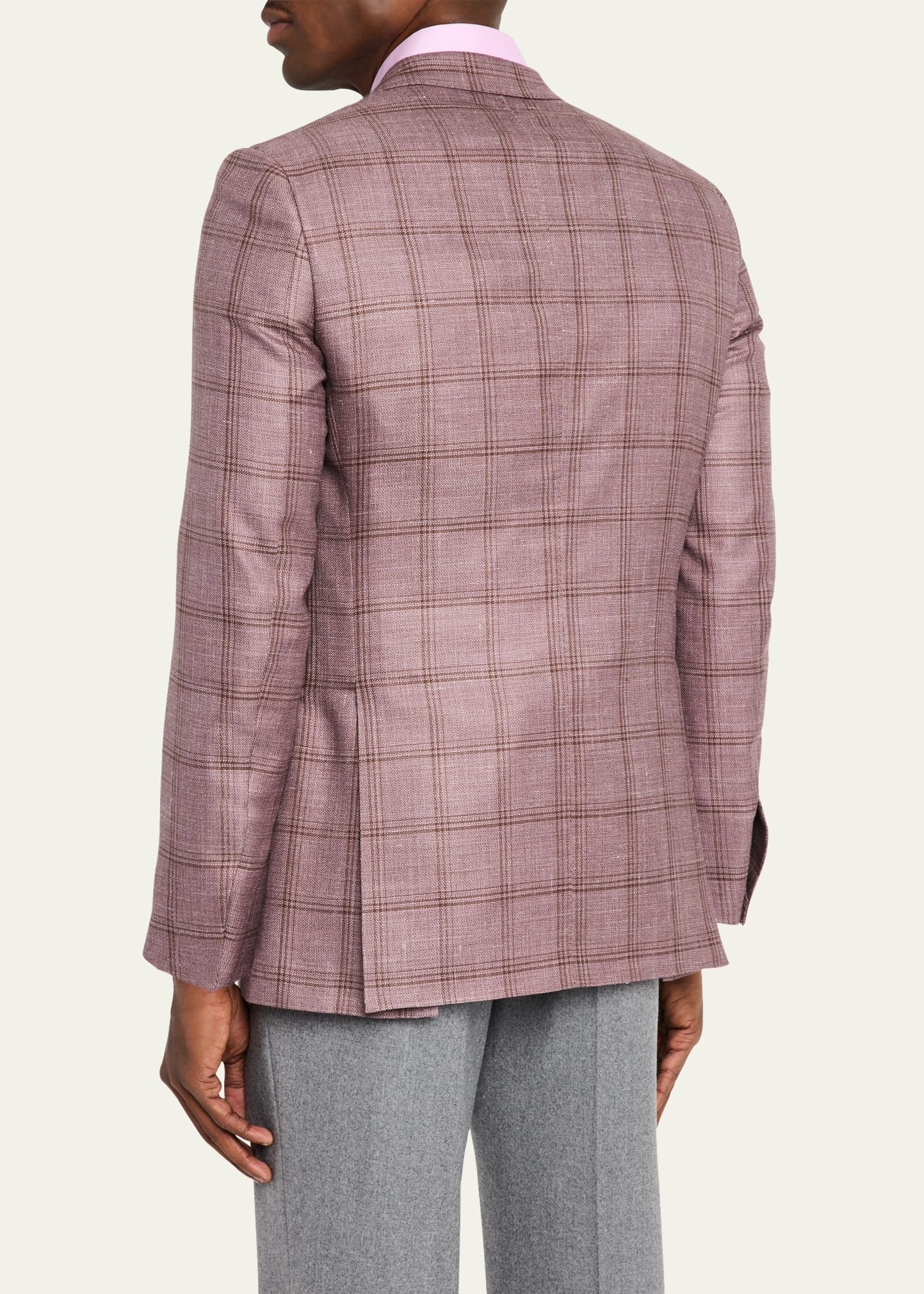 Men's Tonal Plaid Sport Coat - 3