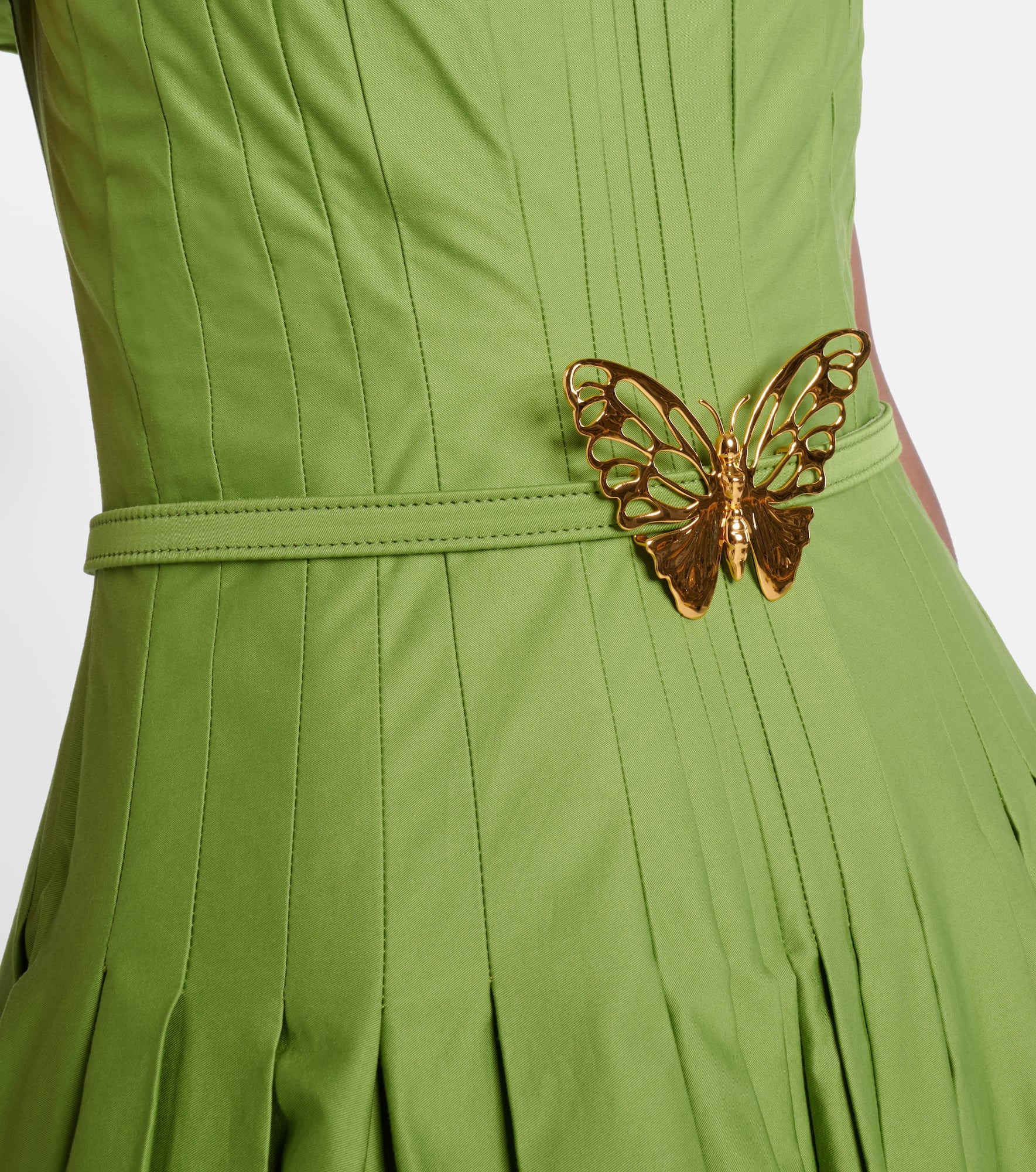 Pleated cotton gown - 5