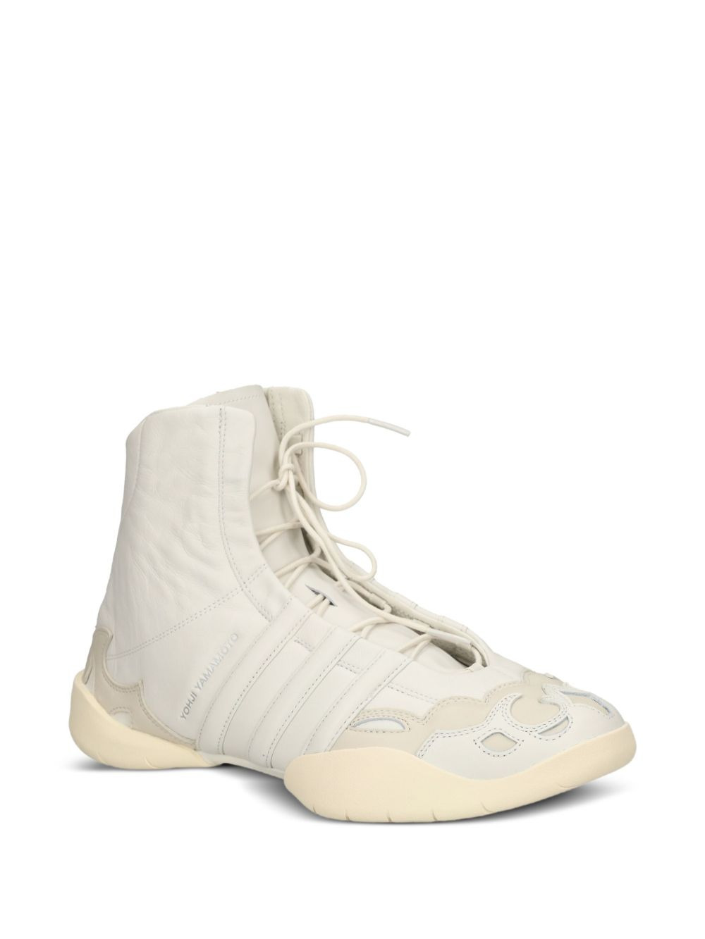 Regu 2002 Hi lace-up leather high-top trainers - 2