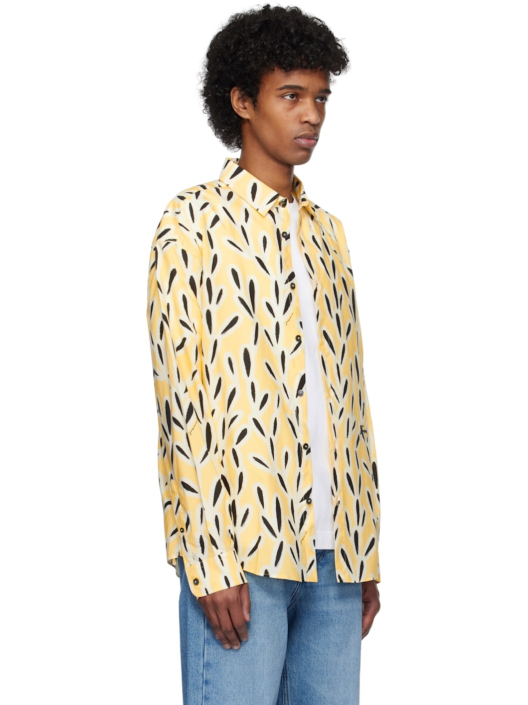 Yellow & Black 'The Simon' Shirt - 2