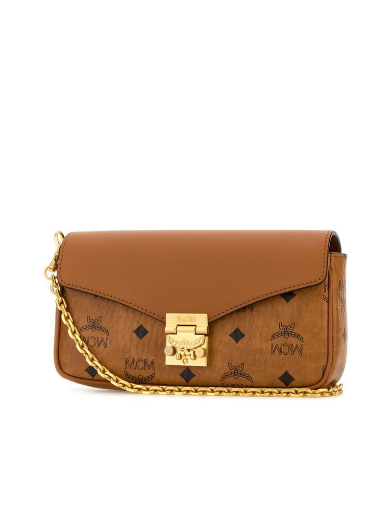 MCM Tracy Leather Mix Mini Crossbody outlook