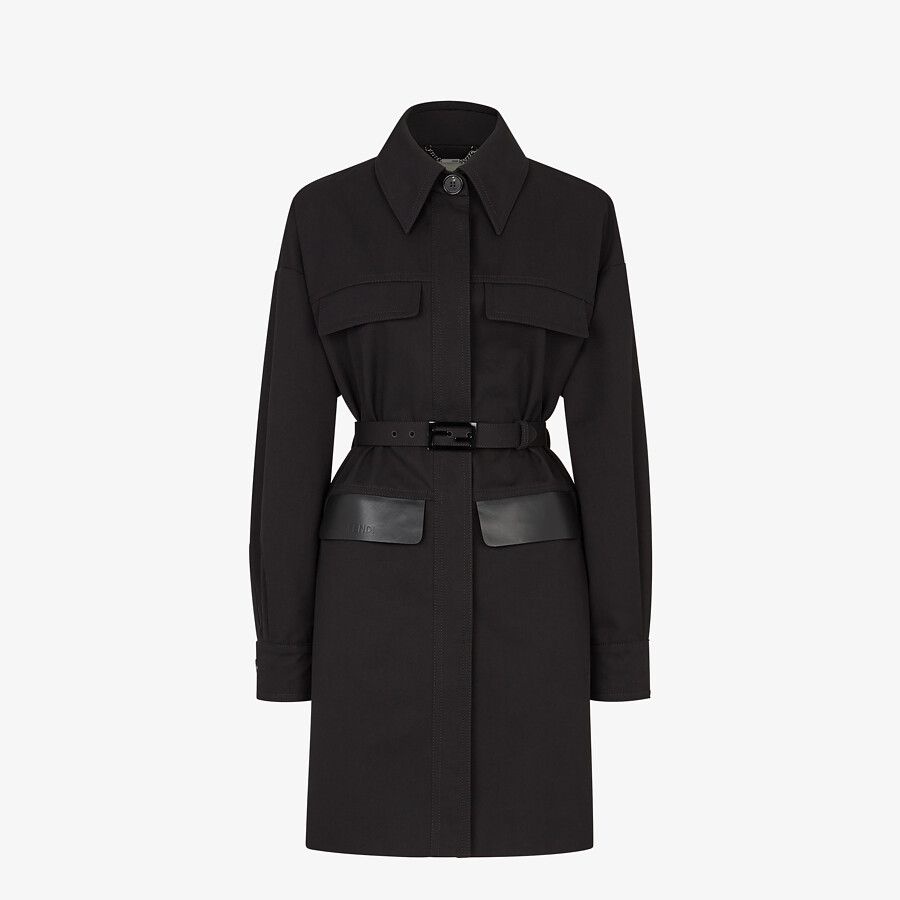 Black cotton jacket - 1