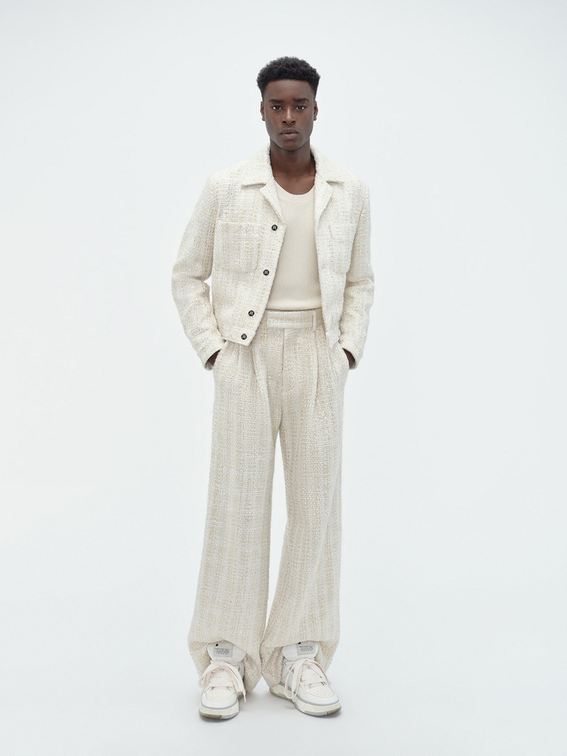 SEQUIN BOUCLE SHIRT JACKET 2