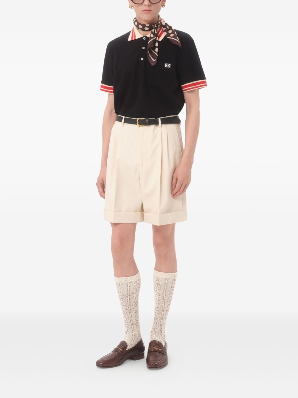 VLogo Signature-patch polo shirt - 2