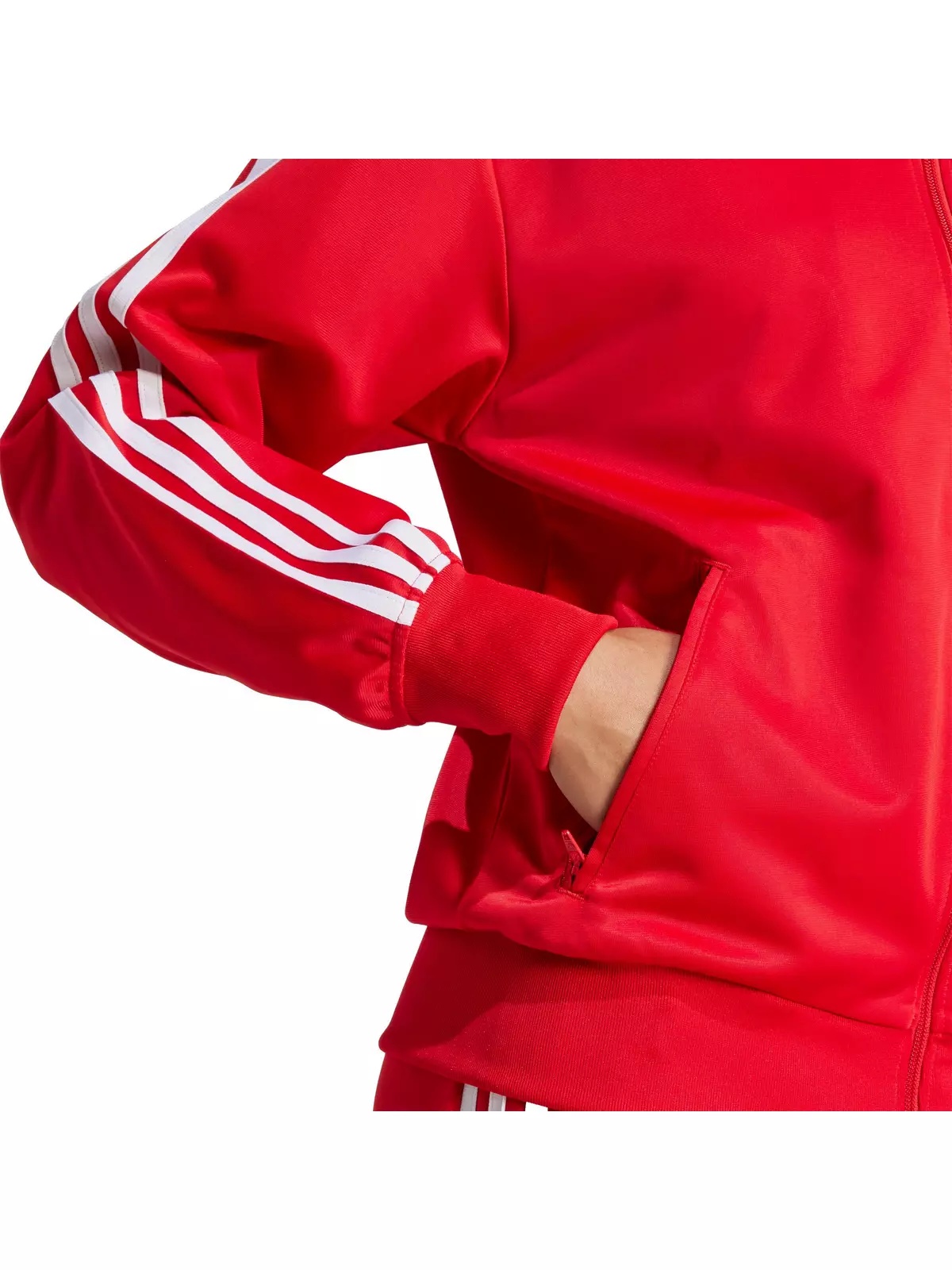 Originals Women's Adicolor Classic Firebird Loose Track Top -Red/White - 4