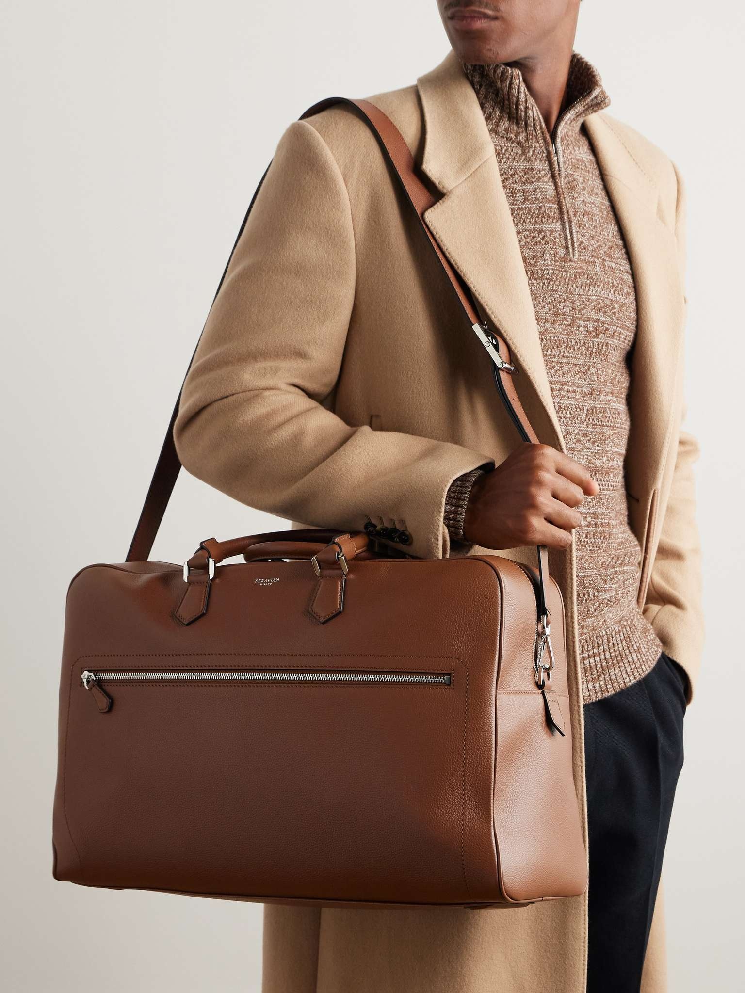 Weekender Medium Full-Grain Leather Weekend Bag - 6