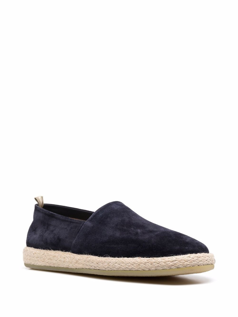 OFFICINE CREATIVE Roped leather espadrilles outlook