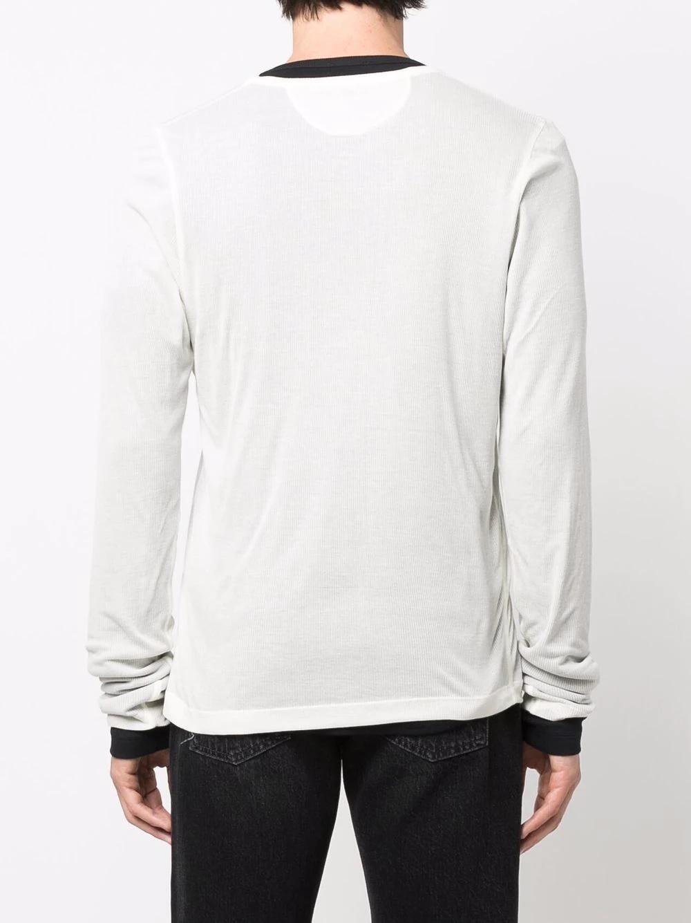 layered long-sleeve T-shirt - 4