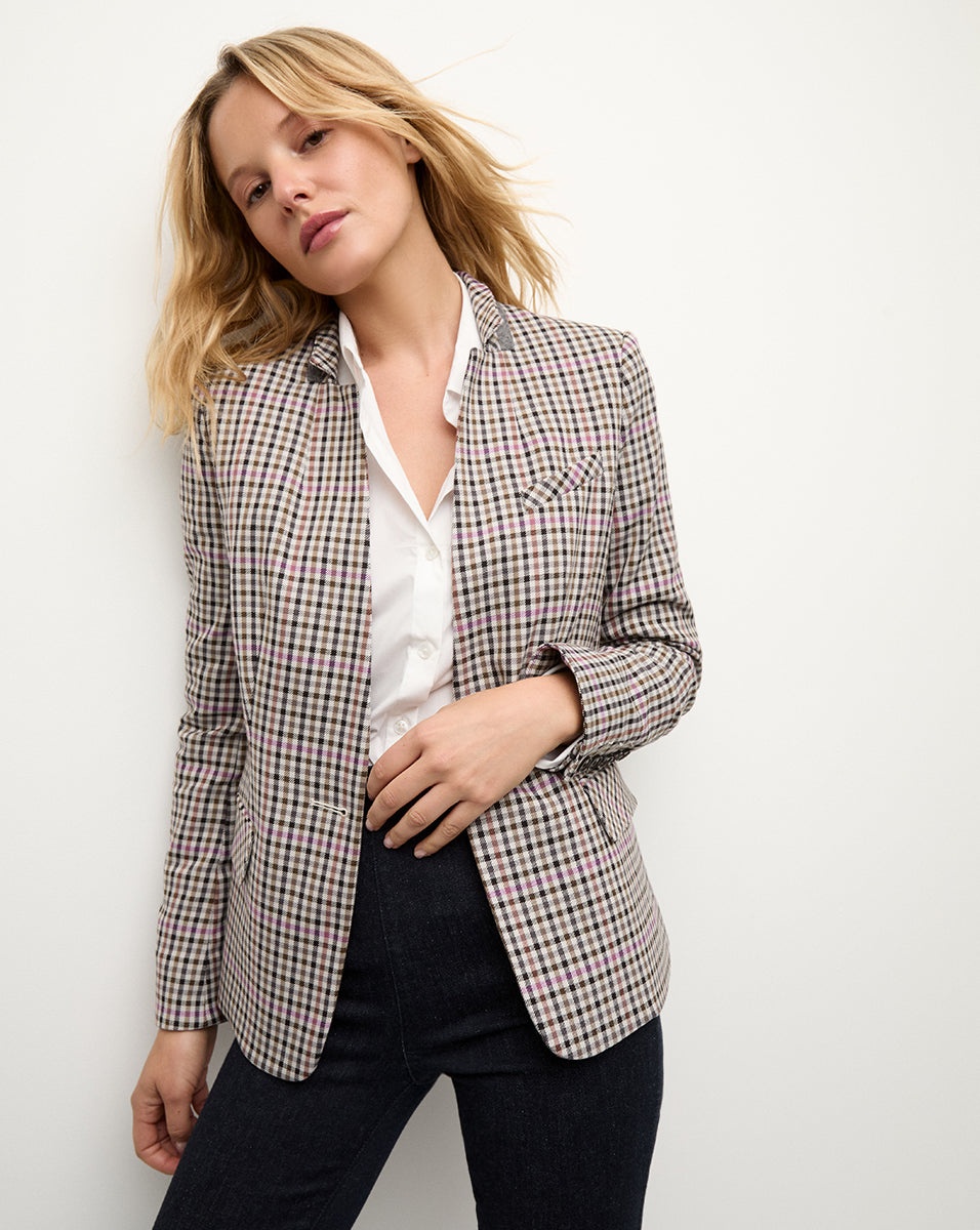 KATIE PLAID DICKEY JACKET - 2