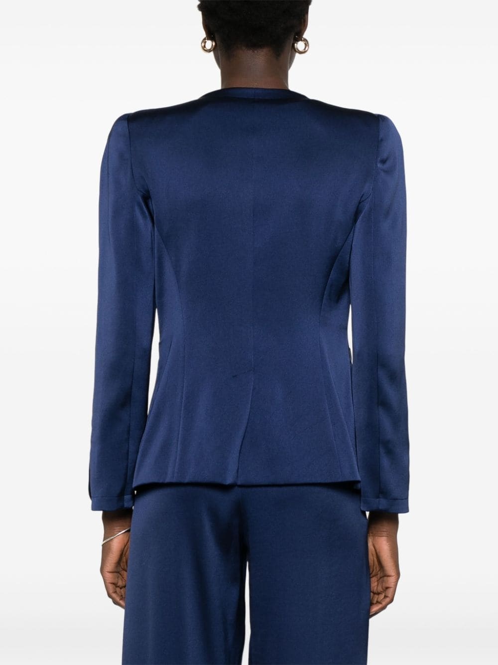 satin blazer - 4