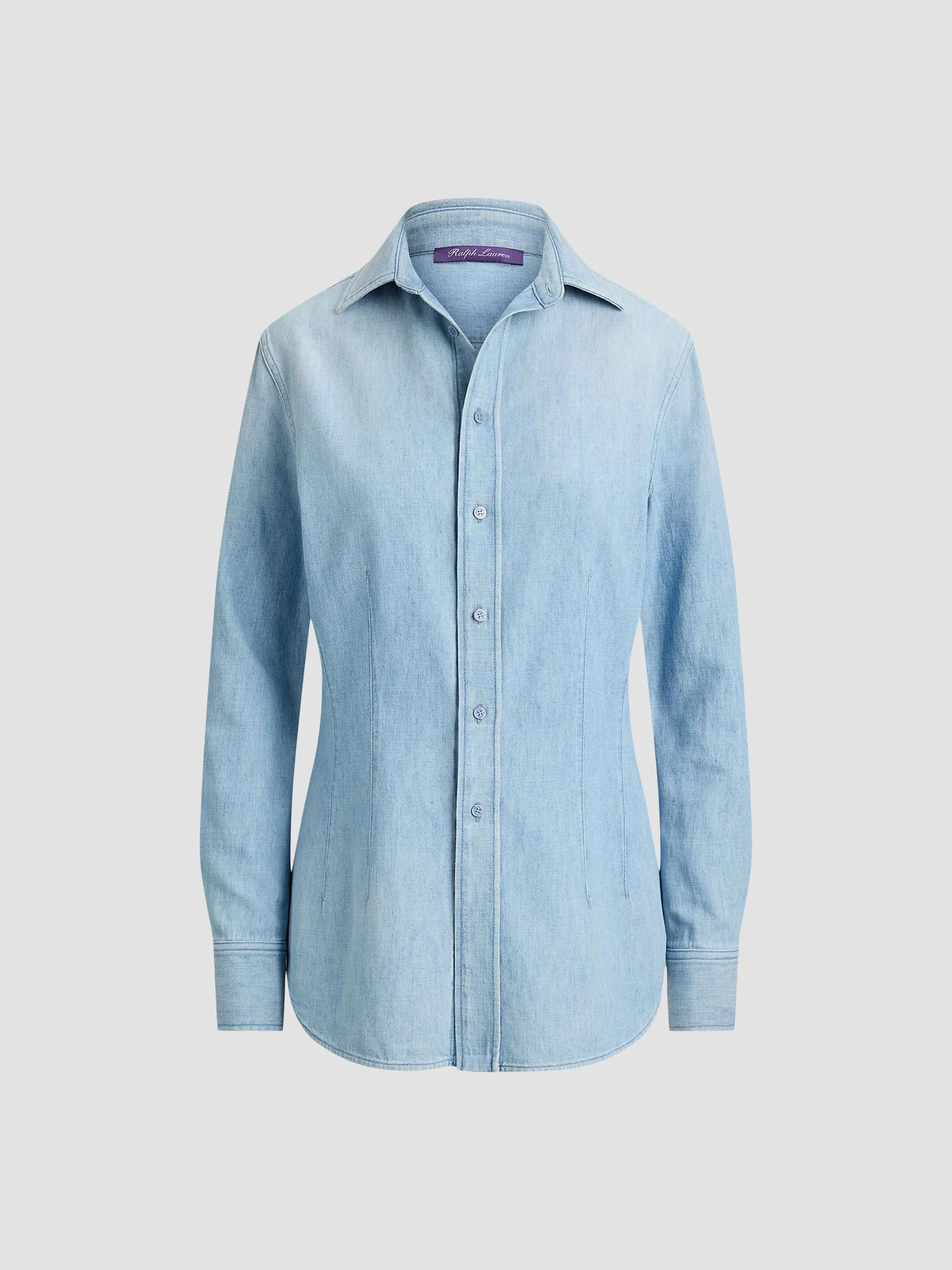 Women's Callie Cotton Denim Shirt - Cirrus Indigo - 1